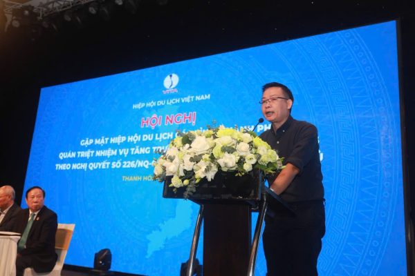 Ông Nguyễn Đức Thắng - Tổng thư ký Liên chi hội Đào tạo Du lịch Việt Nam nhấn mạnh nhân lực là yếu tố then chốt của sự phát triển bền vững ngành du lịch