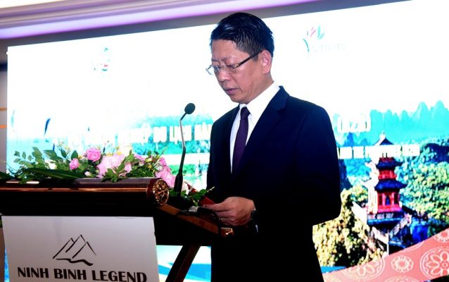 Phó Chủ tịch UBND tỉnh Ninh Bình Trần Song Tùng phát biểu tại Chương trình