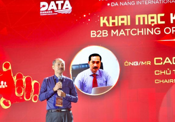 Ông Cao Trí Dũng - Chủ tịch Hiệp hội Du lịch TP Đà Nẵng chia sẻ một số thông tin tại sự kiện