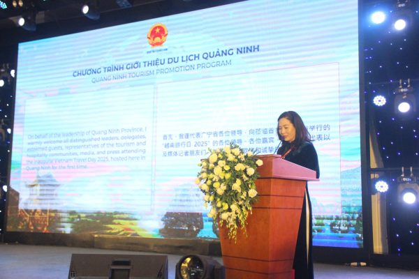 Phó Chủ tịch UBND tỉnh Nguyễn Thị Hạnh phát biểu tại sự kiện