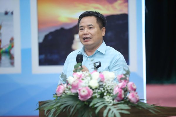 Nguyễn Anh Tuấn - Viện trưởng Viện kinh tế Du lịch chia sẻ tại Hội thảo